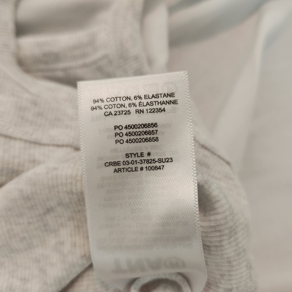 Aritzia Light Gray Tank Top - Picture 6 of 9